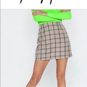 NWT adorable Nasty Gal mini skirt